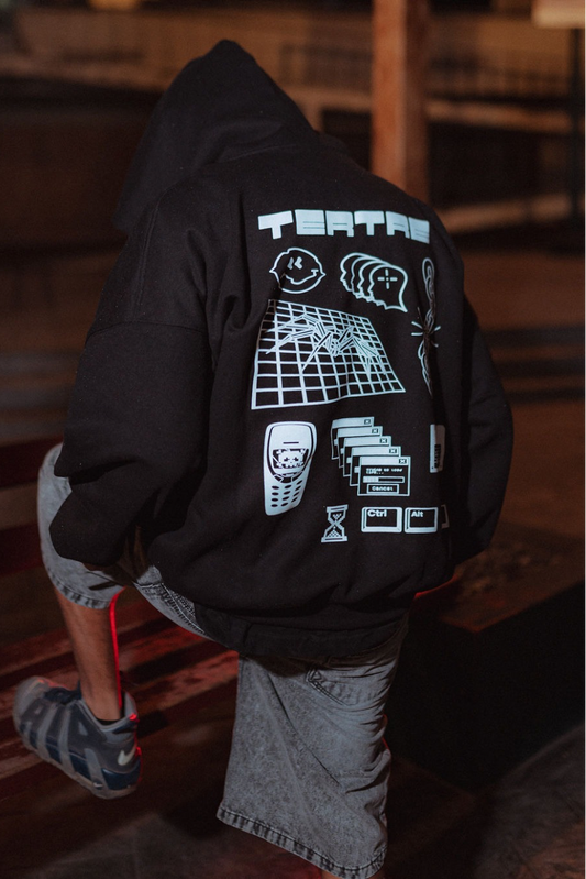 Hoodie Esencia Oversize "System"
